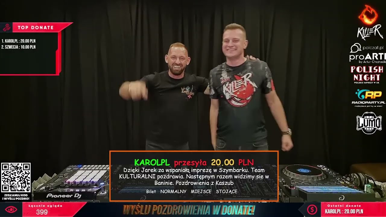 Dj Killer & Dj KRISS DYDO Live Mix - Niedzielne Granie Na Spontanie 16.08.2026