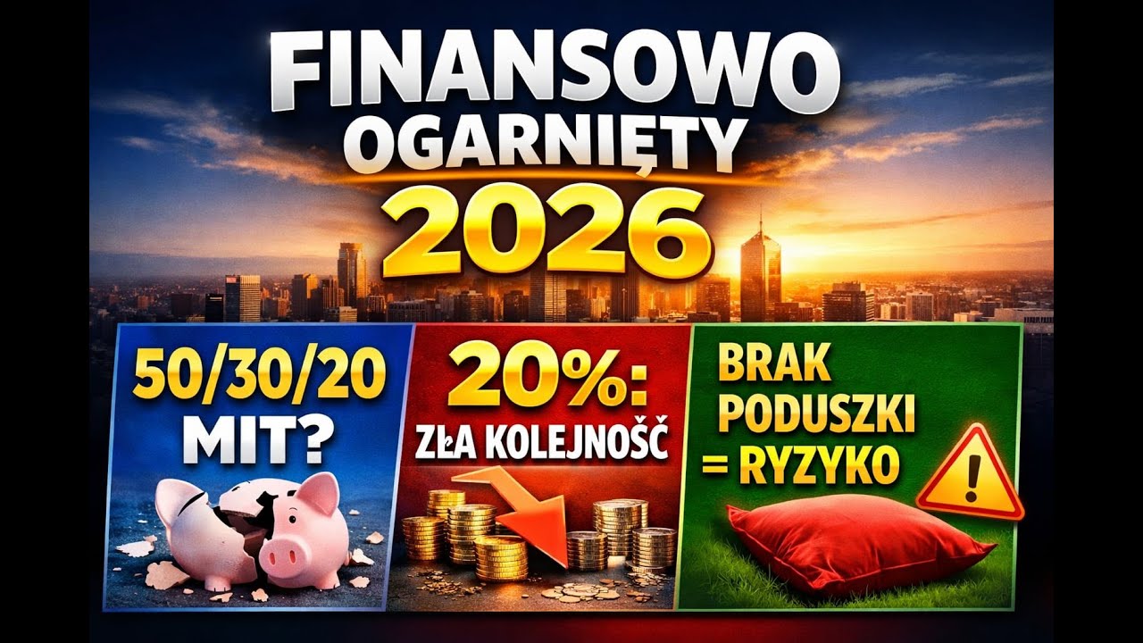 Dlaczego zasada 50/30/20 nie jest dla ciebie? Świadome zarządzanie budżetem w 2026!
