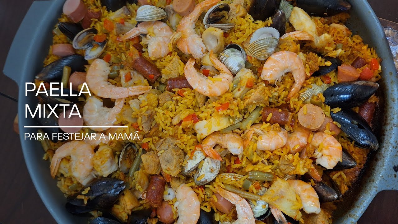 Paella Mixta 🥘 RECETA Paso a Paso