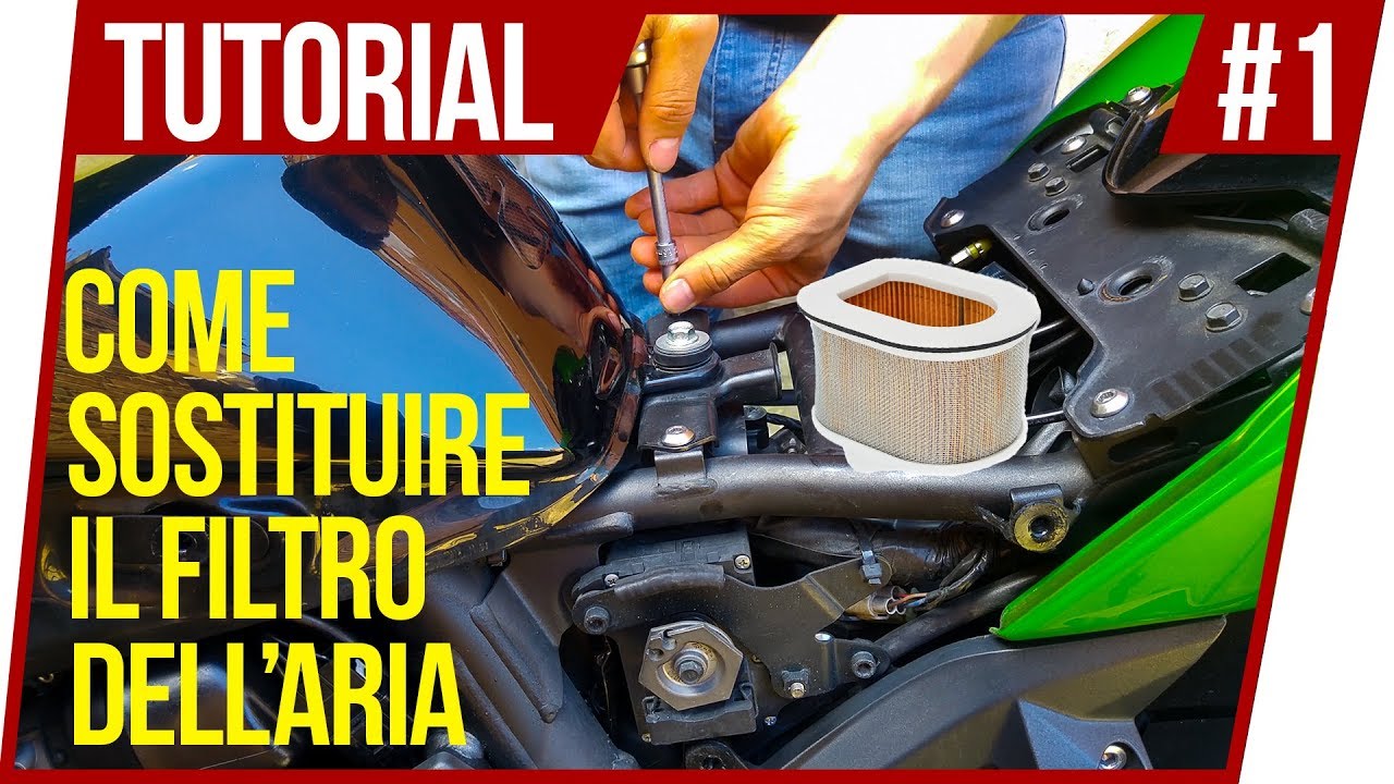 Sostituzione filtro dell'aria Kawasaki Z750 (2007/2012)