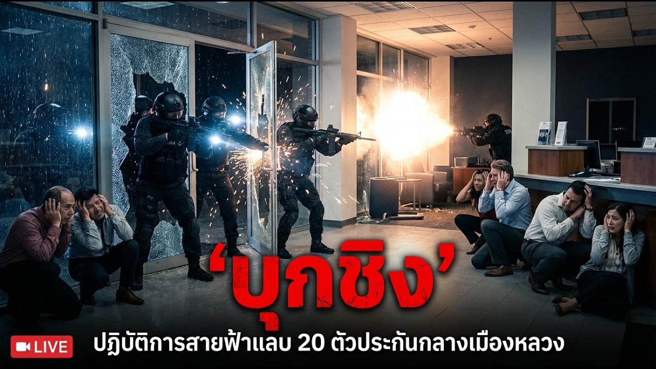 ปฏิบัติการสายฟ้าแลบ บุกชิง 20 ตัวประกันกลางเมืองหลวง | แฟ้มมือปราบ