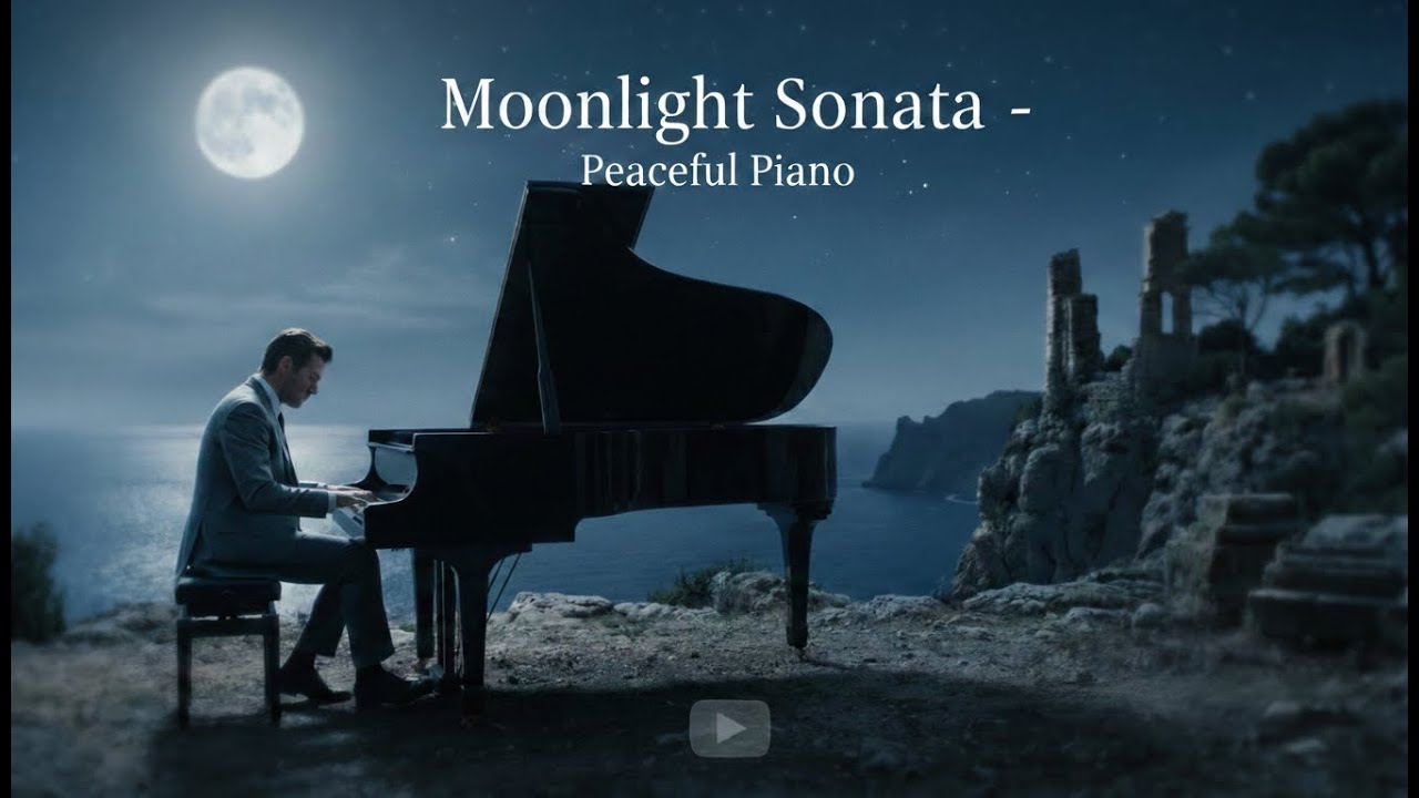 Moonlit Reflections | Emotional Piano Music Inspired by Moonlight Sonata