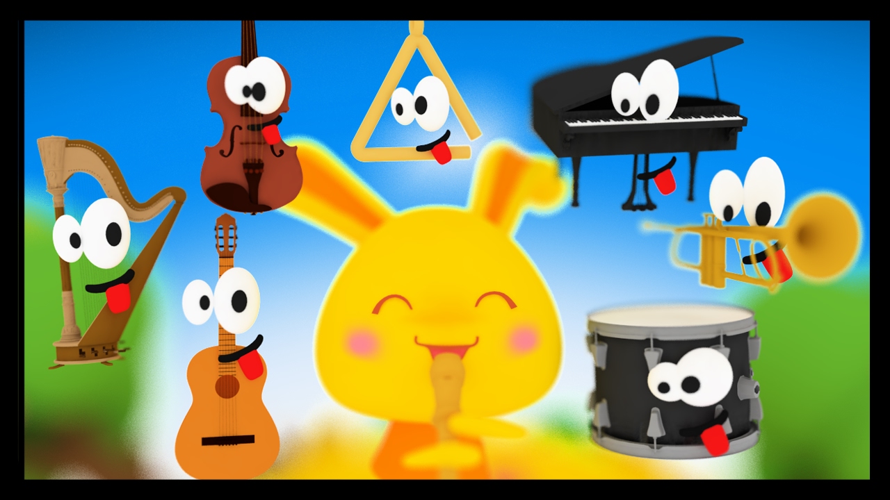 Apprendre les instruments de musique en français - Titounis Découverte - Comptines et chansons
