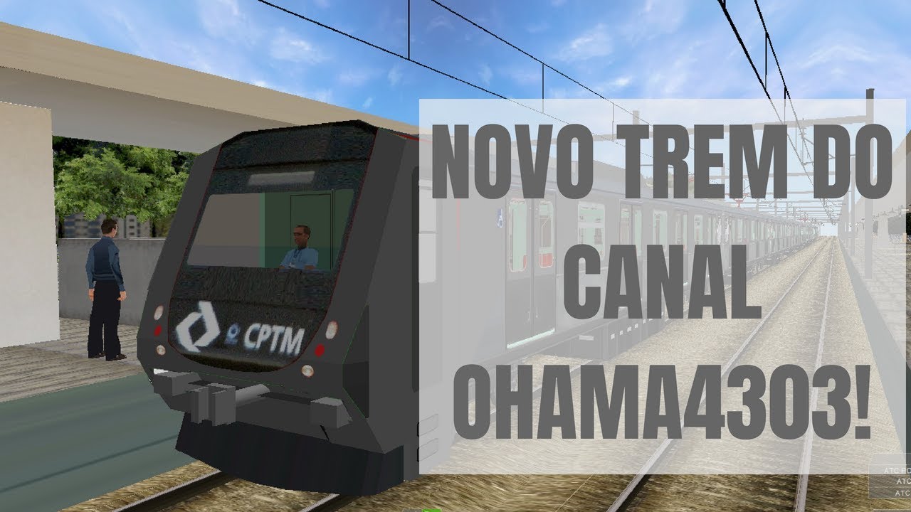OpenBVE - DOM BOSCO até GUAIANASES NO NOVO TREM DO CANAL! SÉRIE 4303! LINHA 11 CORAL