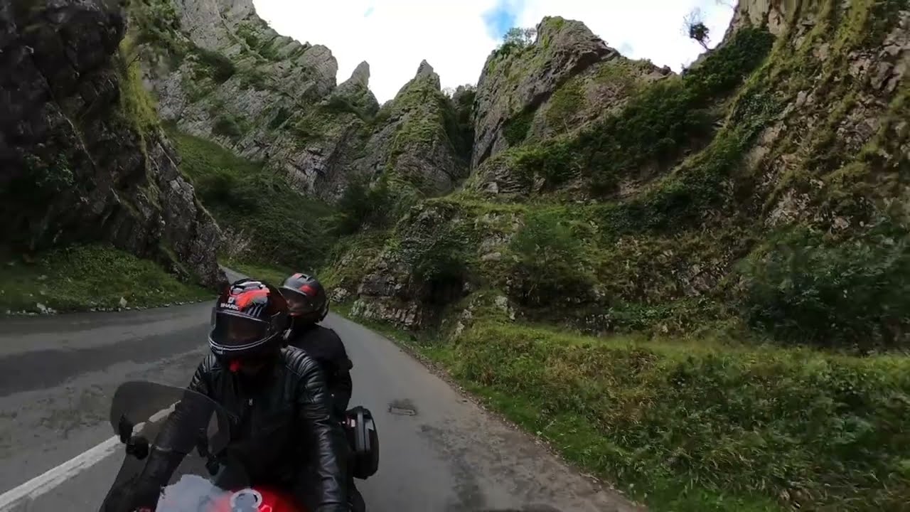 Cheddar Gorge bottom to top , top to bottom , Suzuki gsx1250fa