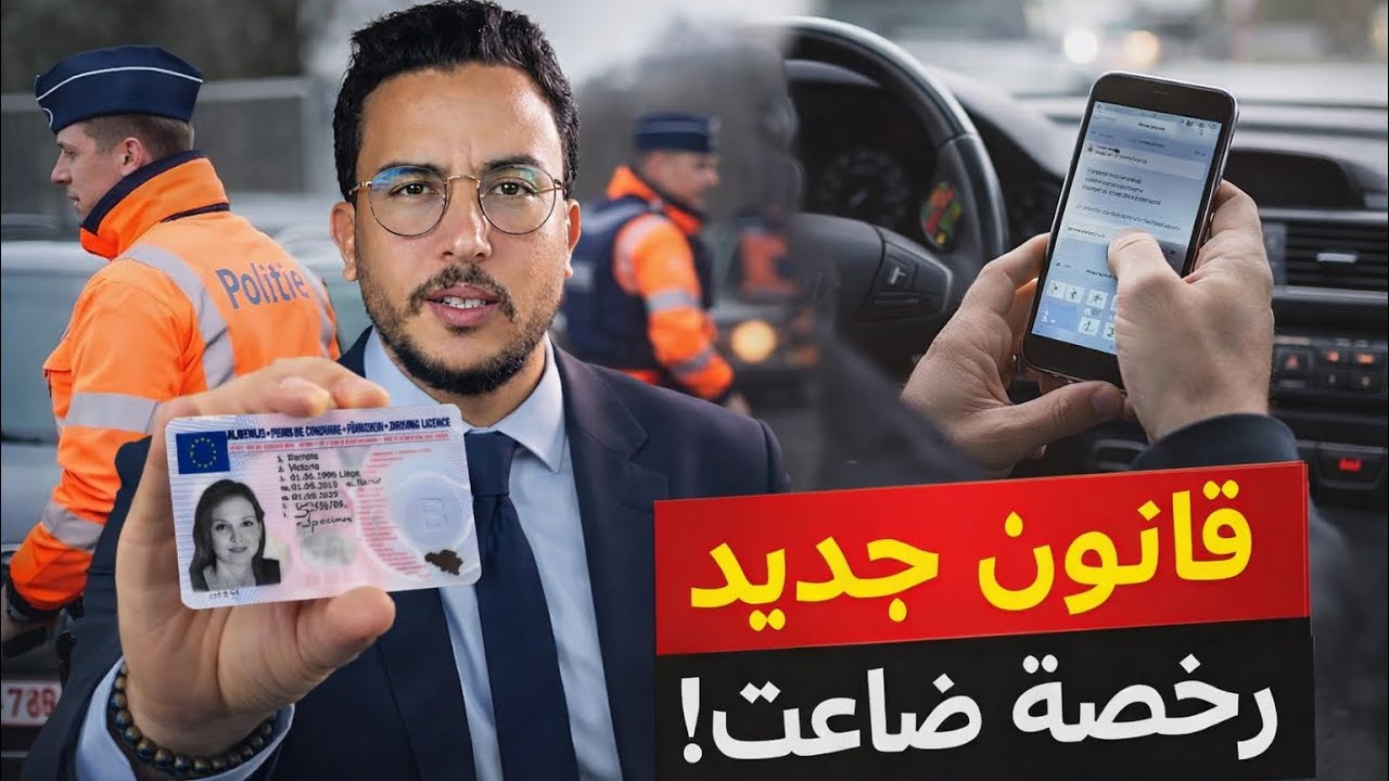 القانون تبدّل في بلجيكا: خطأ صغير = رخصة مفقودة.#بلجيكا #بروكسل 