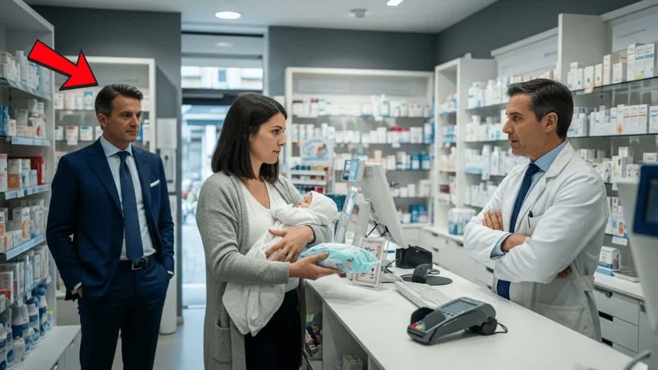 Millionär Sieht Eine Mutter In Der Apotheke Windeln Zurückgeben — Was Sie Dann Tut, Schockiert Alle…