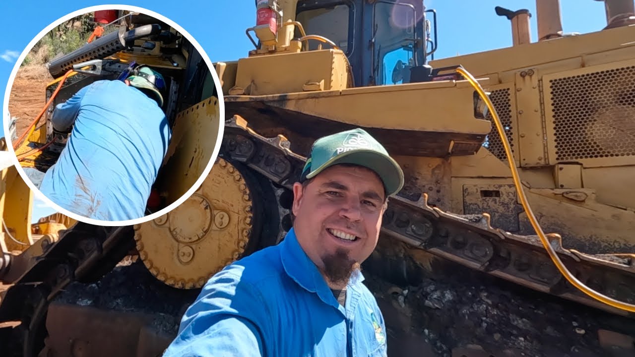 CAT D11 Hydraulic Tank REPAIR | Bulldozer
