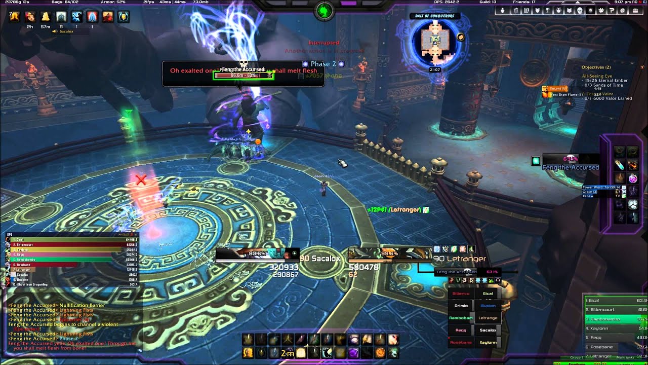 Project Titan VS Feng the Accursed 10man Normal Priest POV