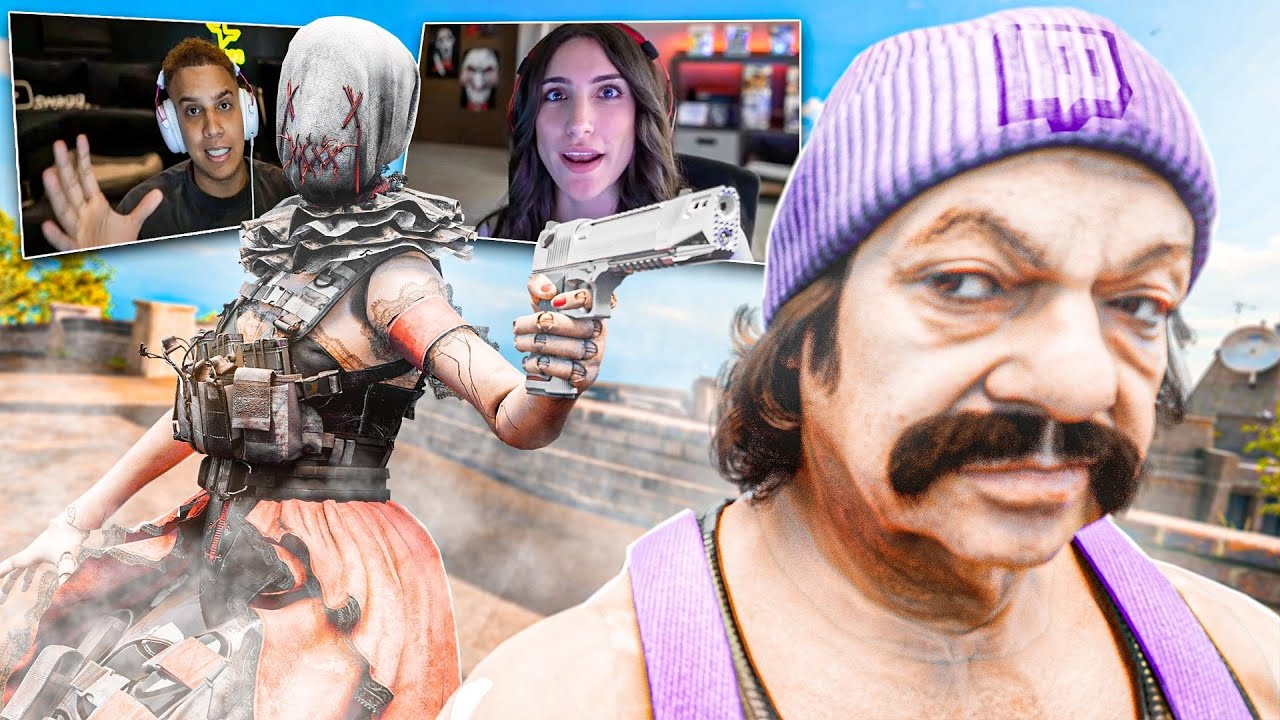 Using MOVEMENT to Kill Streamers on Rebirth Island (Both POV's + Funny Reactions😂)