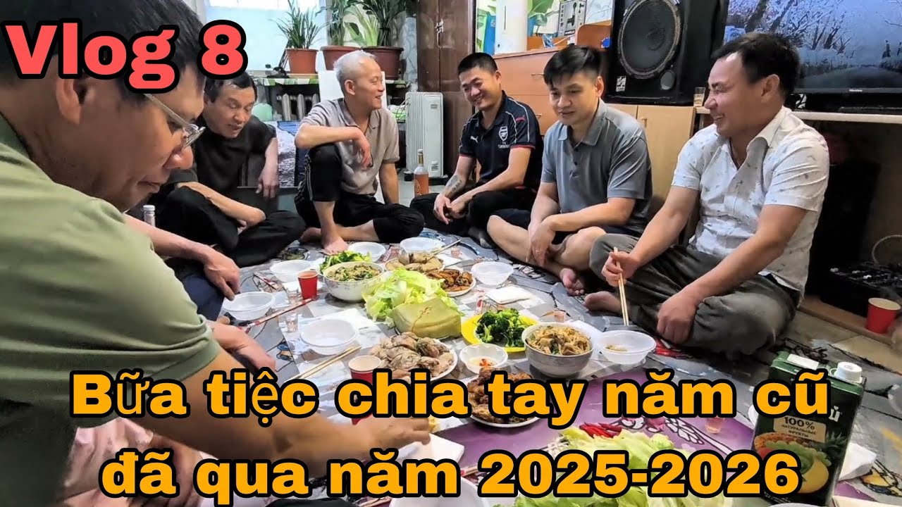 Vlog 8:Bữa tiệc chia tay năm cũ đã qua và đốt pháo giao thừa năm 2026(Tùng Bang Nga Ekaterinburg)
