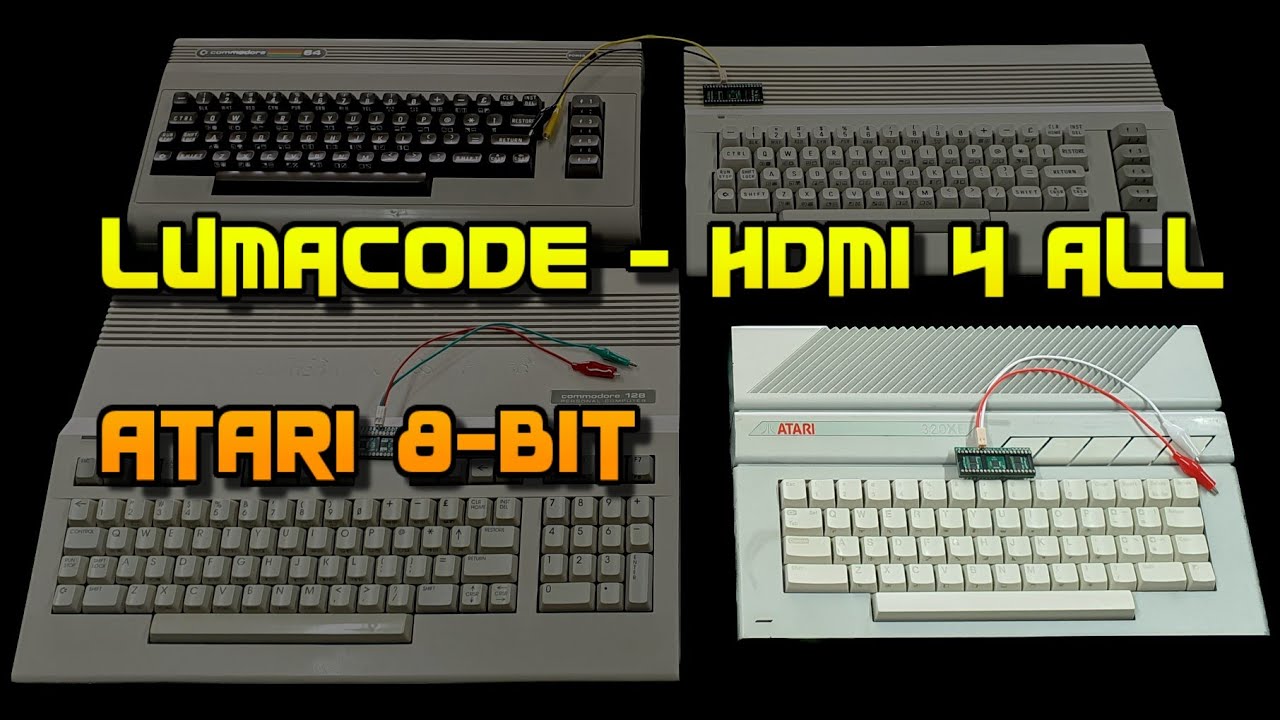 New Atari solderless HDMI mod - LumaCode GTIA-digitizer