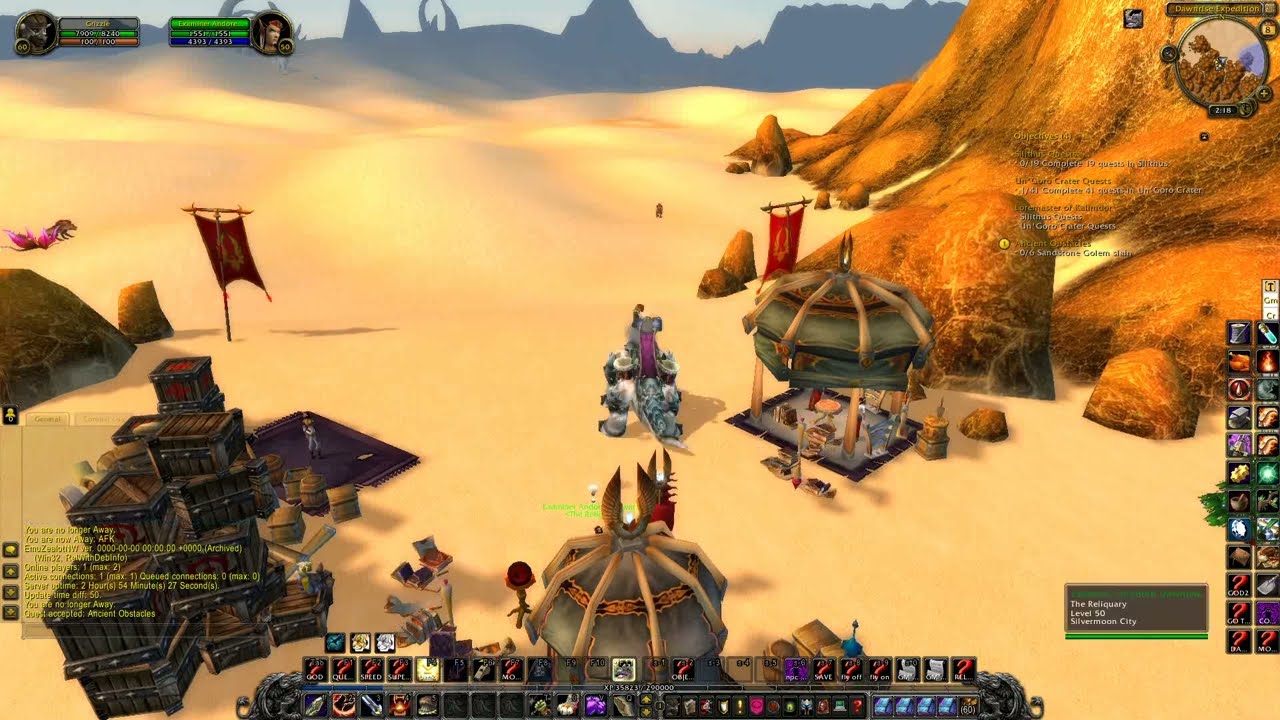 WOW Cata Quest 'Ancient Obstacles - 25017' Horde on a PS