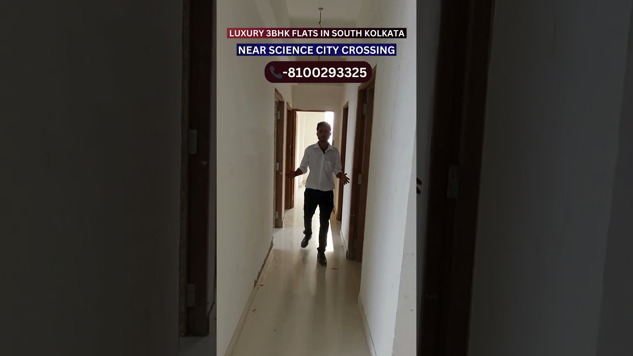 Luxury 3Bhk Flats In EM Bypass Kolkata Near Science City Crossing📞8100293325 #kolkata #property