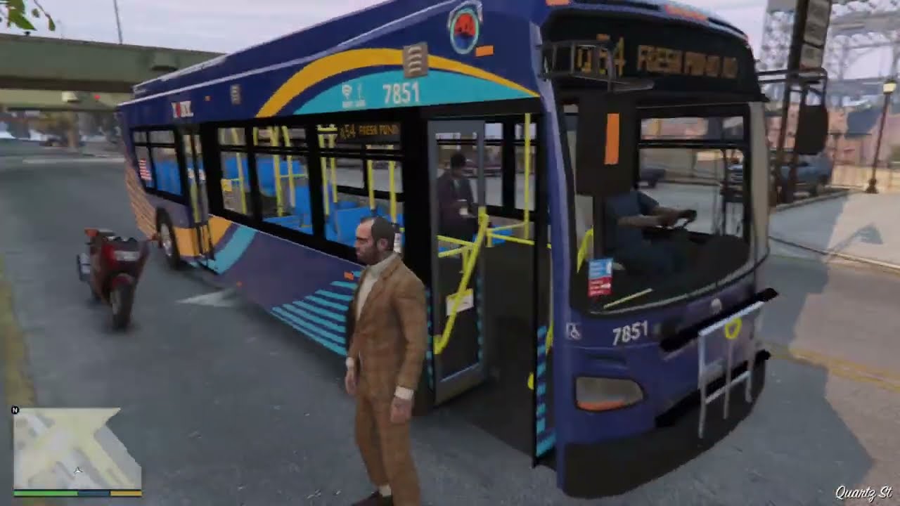 Michael takes Trevor to GTA V Liberty City HD