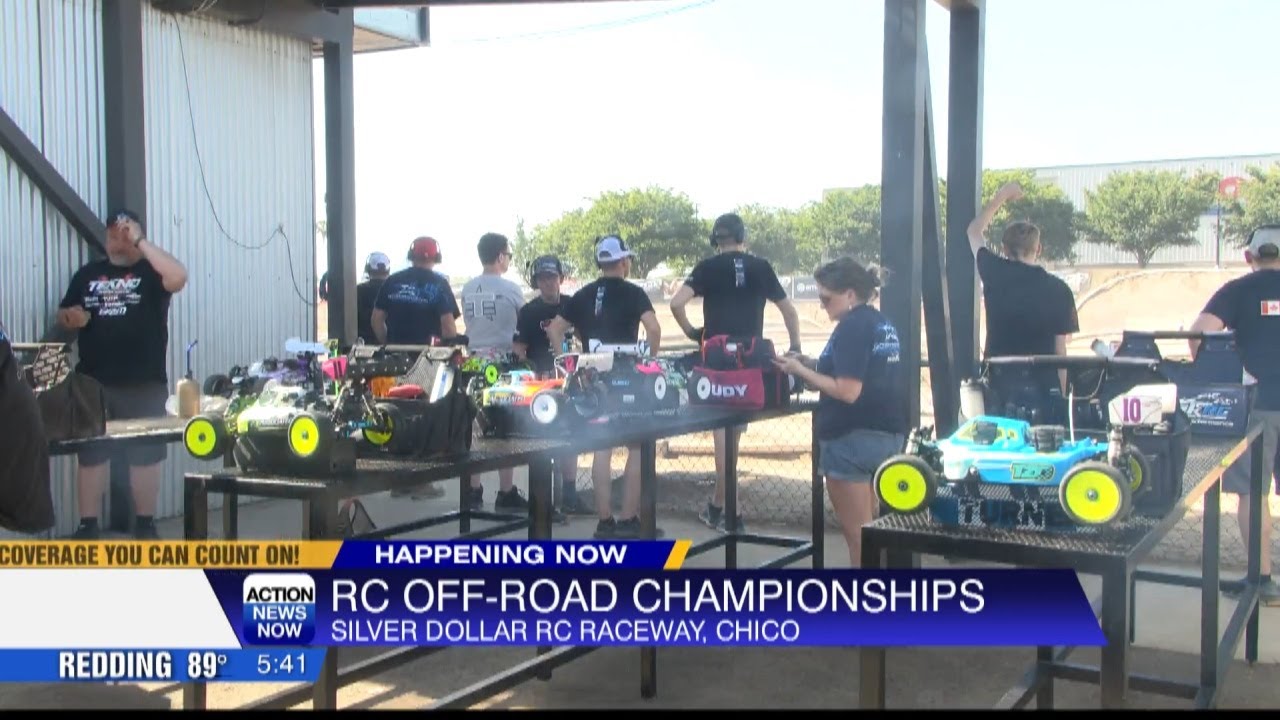 Remote control car racers fighting for titles and bragging rights
