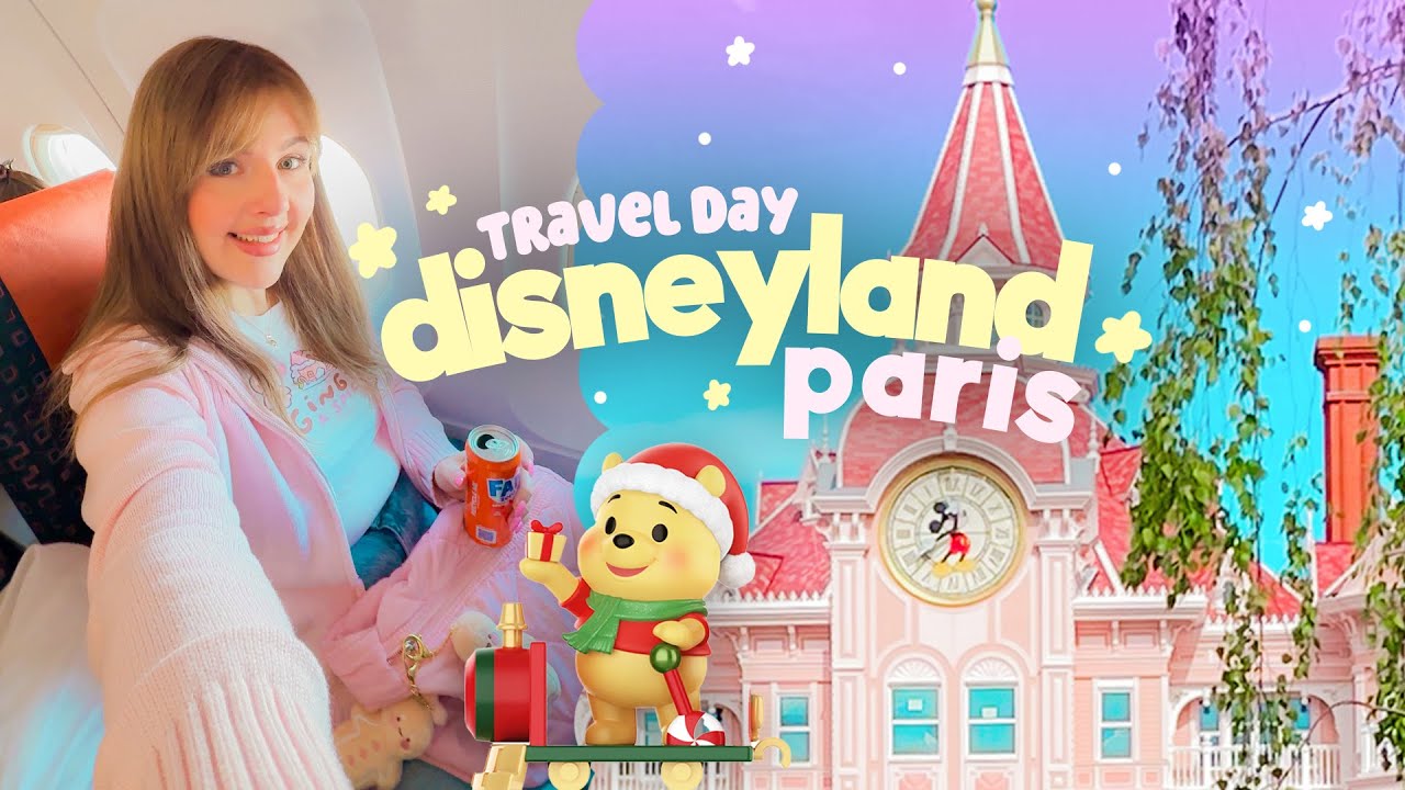 TRAVEL DAY to Disneyland Paris 🌷 Exploring Disneyland Hotel & Disney Village, Disneyland Diaries