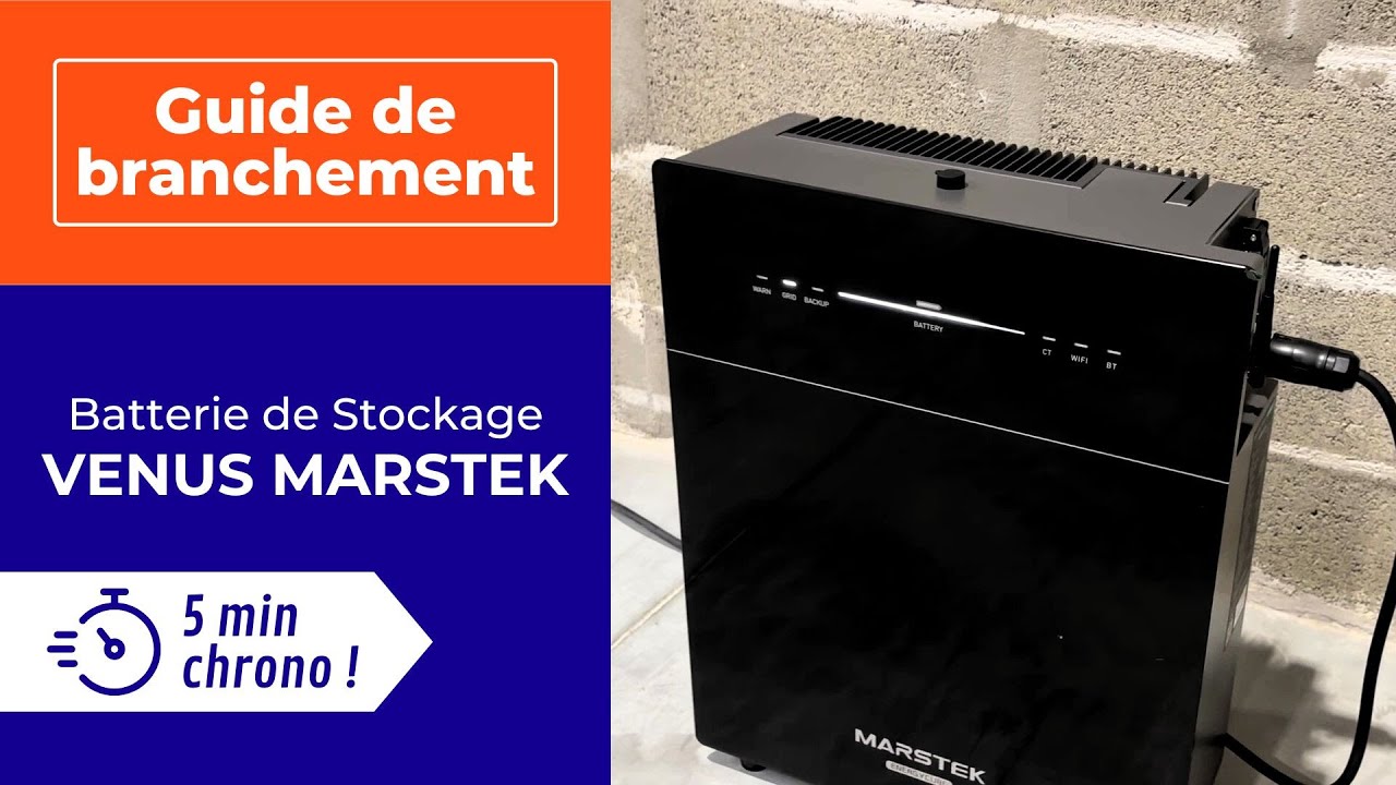 TUTO💡Comment brancher la Batterie Venus MARSTEK ?