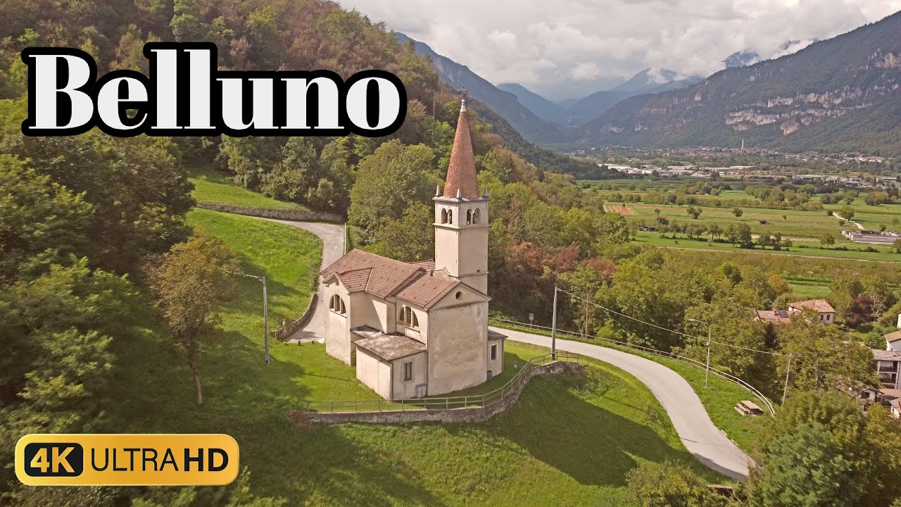 Italy 4K Video Ultra HD 60 FPS &ldquo;Belluno&rdquo; The Beautiful Country Drone Video