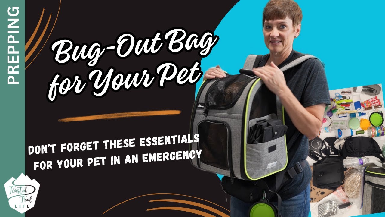 Build Your Emergency Pet Go Bag Bug-Out Kit