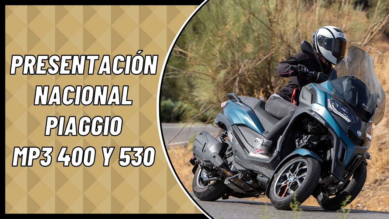 Piaggio MP3 530 Y 400. SCOOTER DE 3 RUEDAS para llevar con el CARNET de COCHE