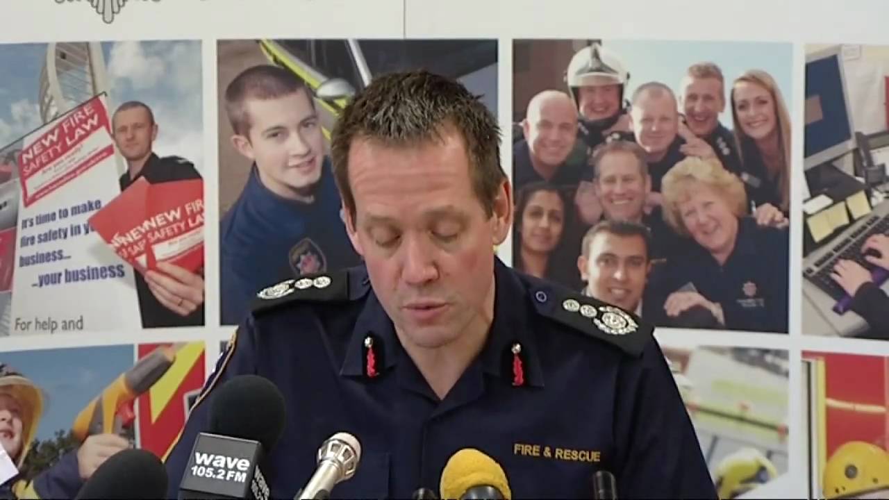 Chief Officer speaks about tower flat fire