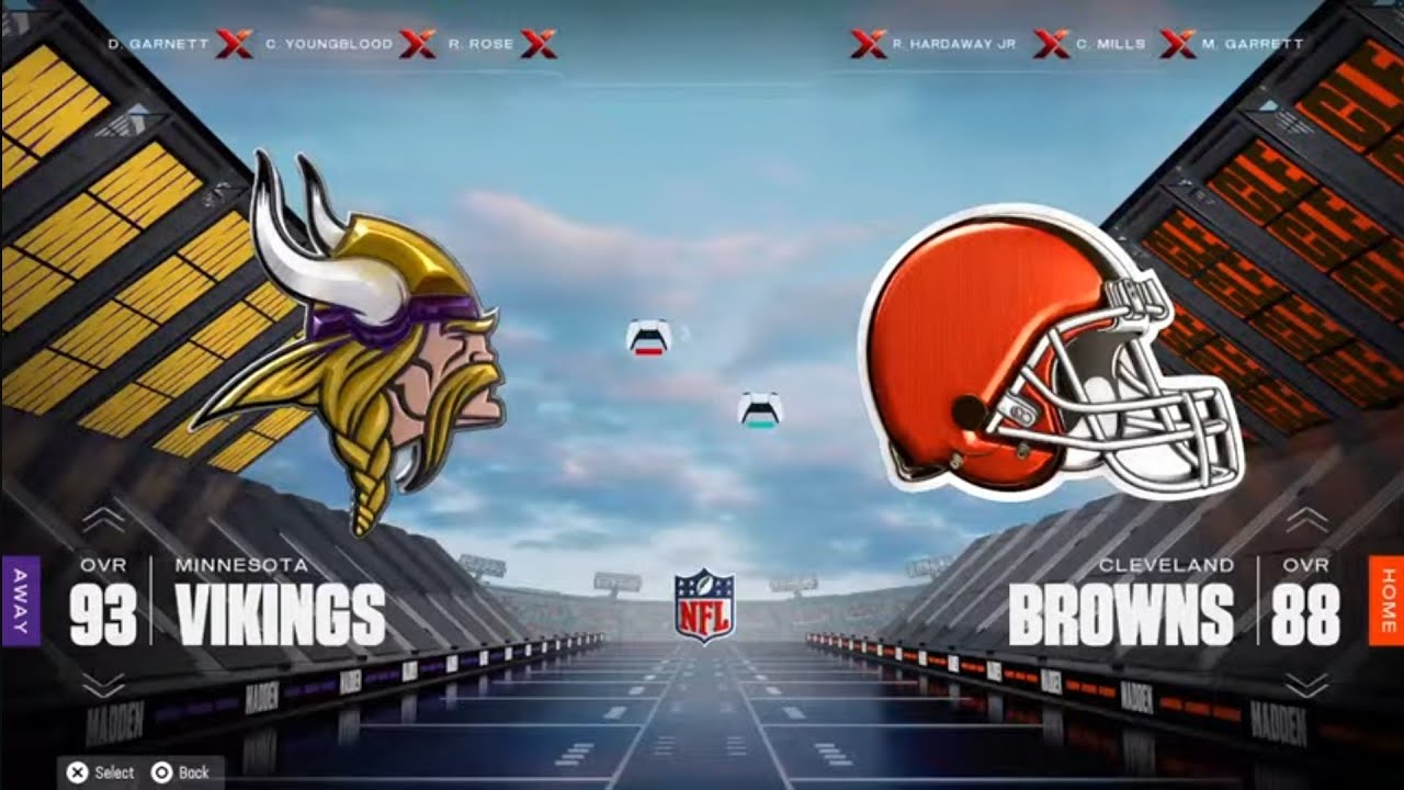 Special International Game Week 5 Minnesota Vikings 2-2 vs Cleveland Browns 1-3