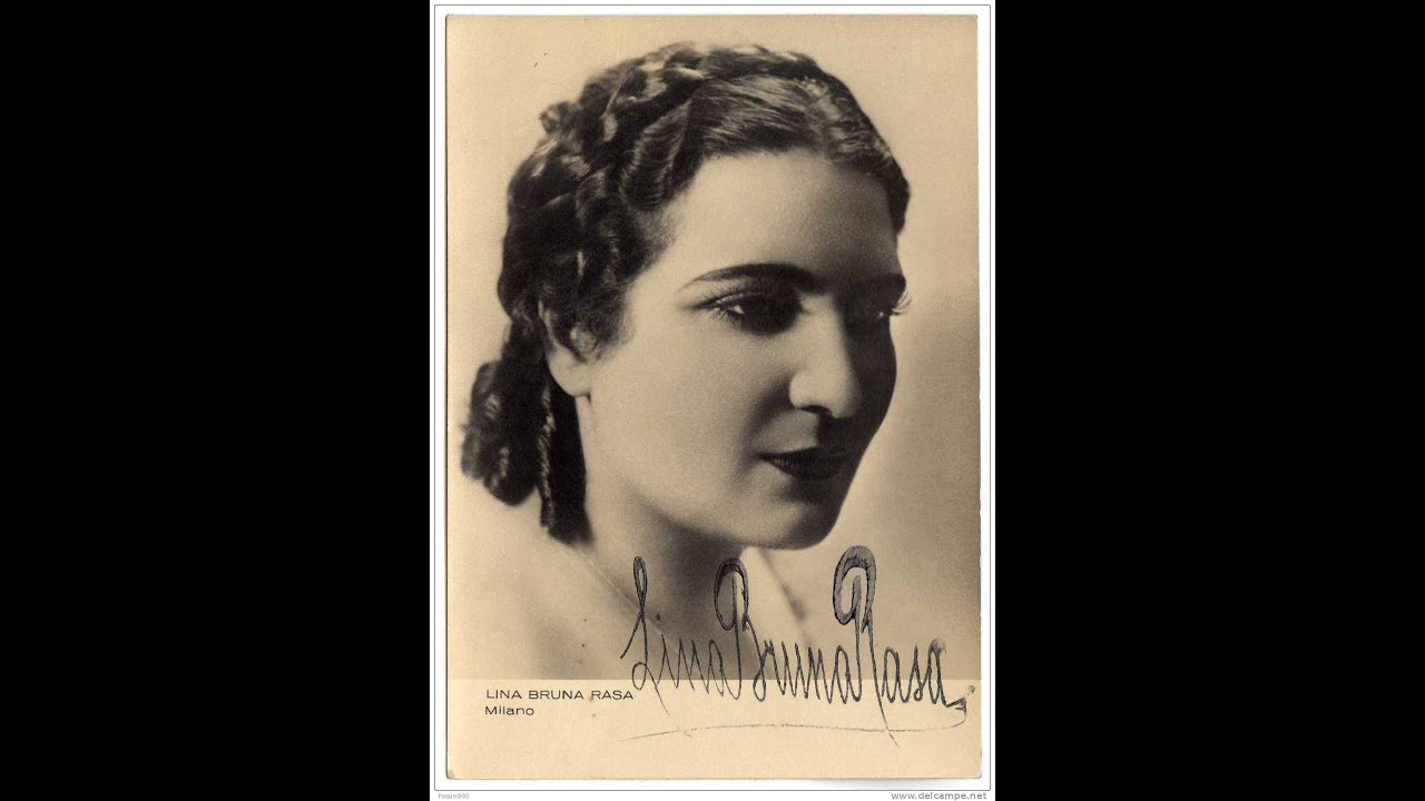 Giordano: Andrea Chénier  -  La mamma morta -  Lina Bruna Rasa, soprano; Lorenzo Molajoli, direttore