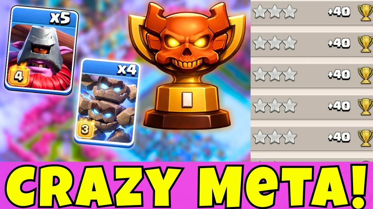 Best Attack Troops for TH 18 | Throwers, Meteor Golem & RC Charge Strategy (Clash of Clans)
