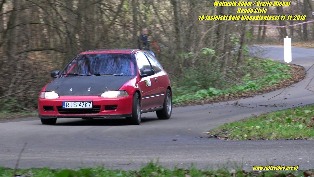 Wojtunik Adam / Gryzło Michał - Honda Civic - kjs 18 Jasielski Rajd Niepodległości 11-11-2018