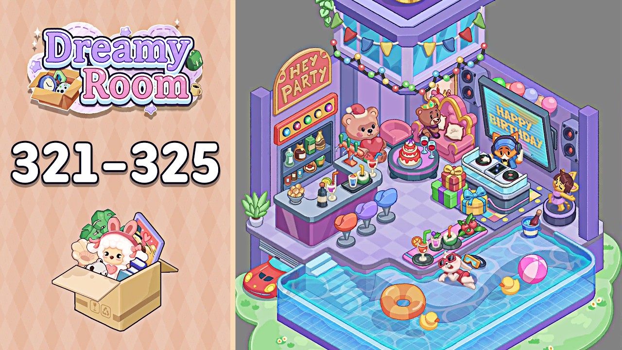 Dreamy Room Levels 321-325 | Every Puzzle Solved! 🎯