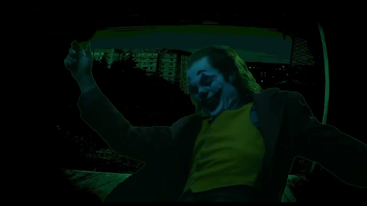 No, I'm Not Human but Joker is vibing to the music outside your door