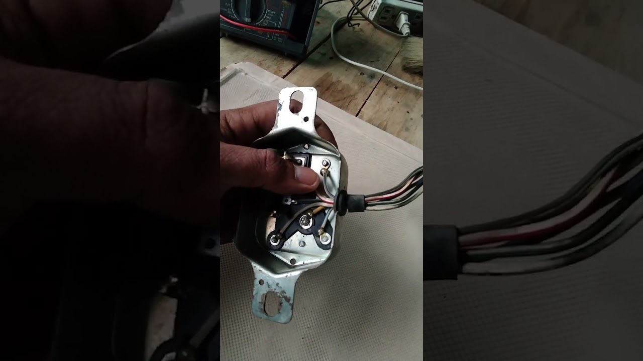paano magtest ng 12volts mechanical voltage regulator ng alternator