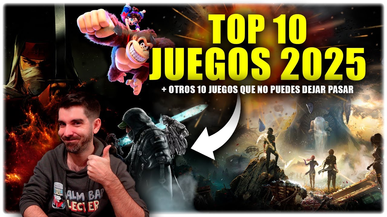 🎮 Top 10: Videojuegos del 2025 que me entusiasmaron | Semons Channel |  Xbox PS5 Switch 2 Game Pass