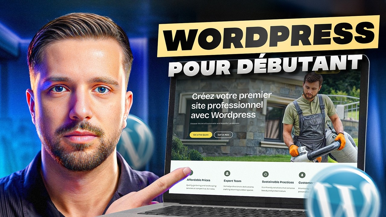 CRÉER un SITE WORDPRESS en 45min (2025)