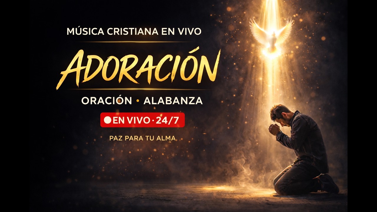 🔴 MÚSICA CRISTIANA EN VIVO 24/7 | Adoración, Oración y Alabanza para Sentir la Presencia de Dios