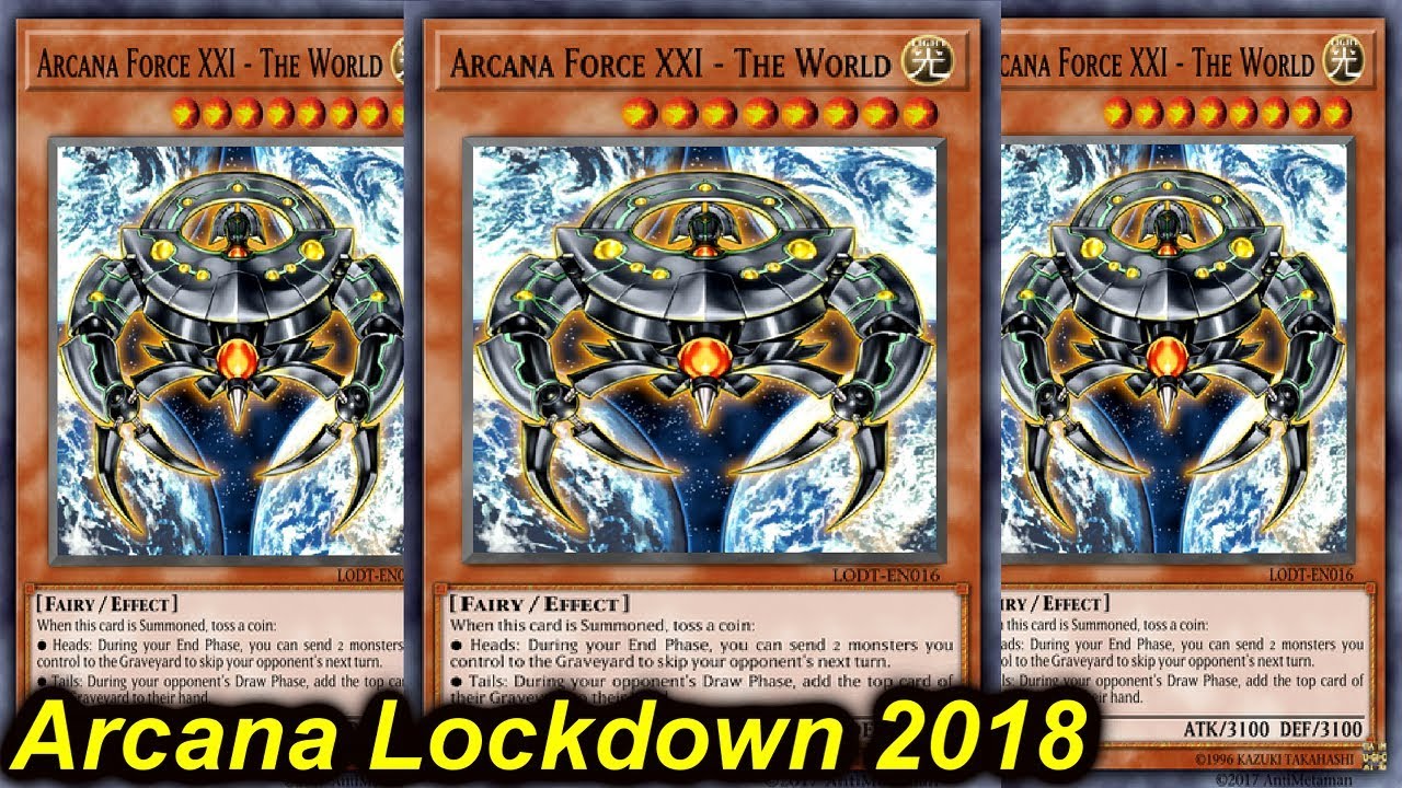 【YGOPRO】ARCANA FORCE LOCKDOWN DECK 2018