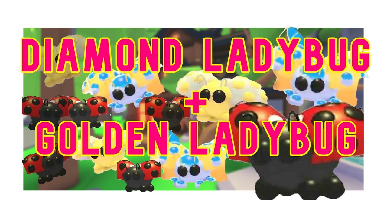 HOW TO GET DIAMOND LADYBUG + GOLDEN LADYBUG + FREE ROBUX CODE! Adopt Me- Roblox