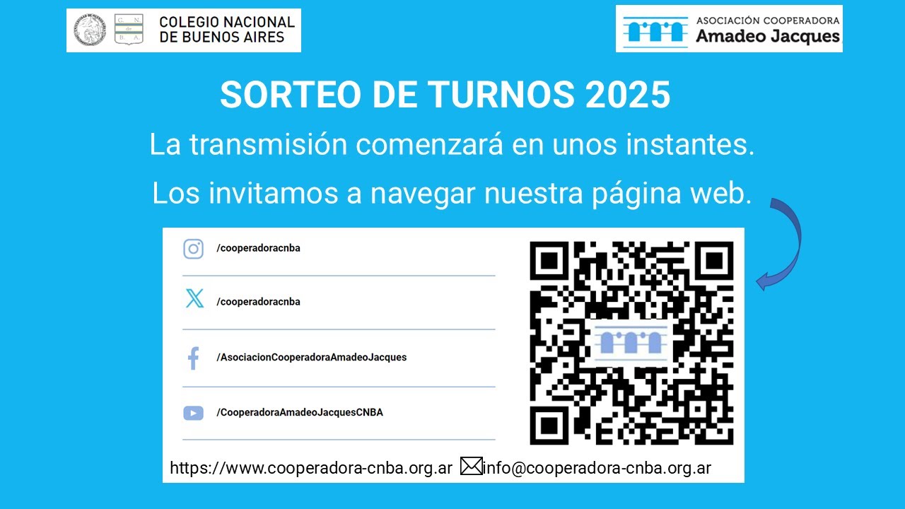 Sorteo Turnos  CNBA 2025