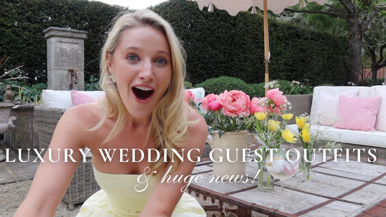 HUGE NEWS! | THIS MIGHT BE CONTROVERSIAL | LUXURY WEDDING GUEST OUTFIT INSPIRATION