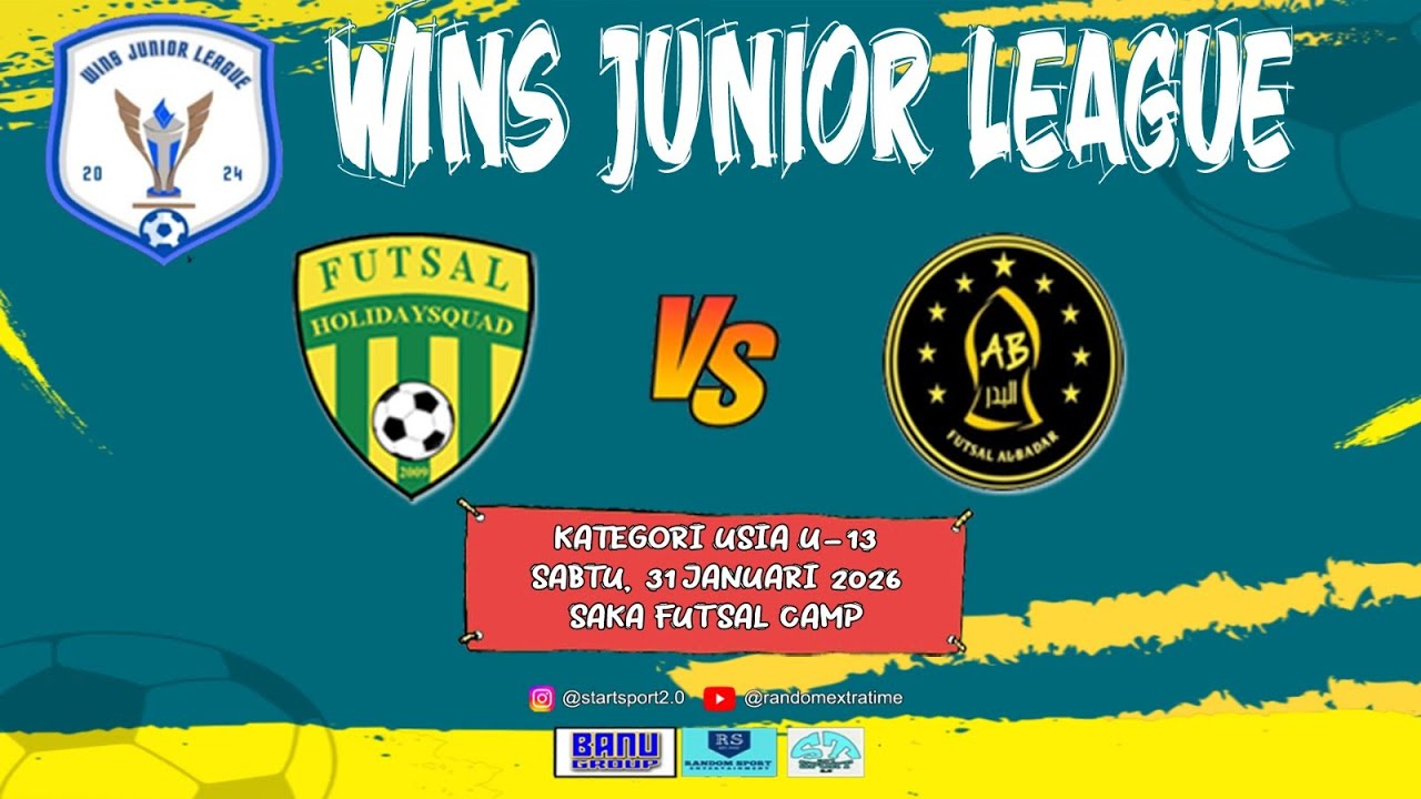 WINS JUNIOR LEAGUE 2025 | U-13 | FUTSAL HOLIDAY SQUAD VS AL-BADAR FC