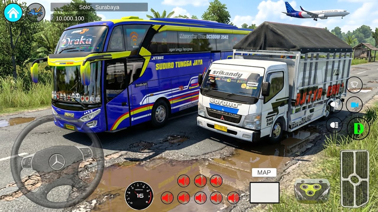 Bus STJ Draka Telolet Basuri Oleng | Bus Pianika Telolet Basuri