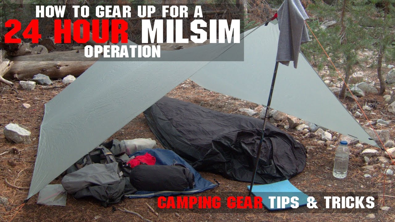 How To Gear Up For A 24 Hour MilSim OP | Part 2 Camping Gear  | AirsoftGI.com