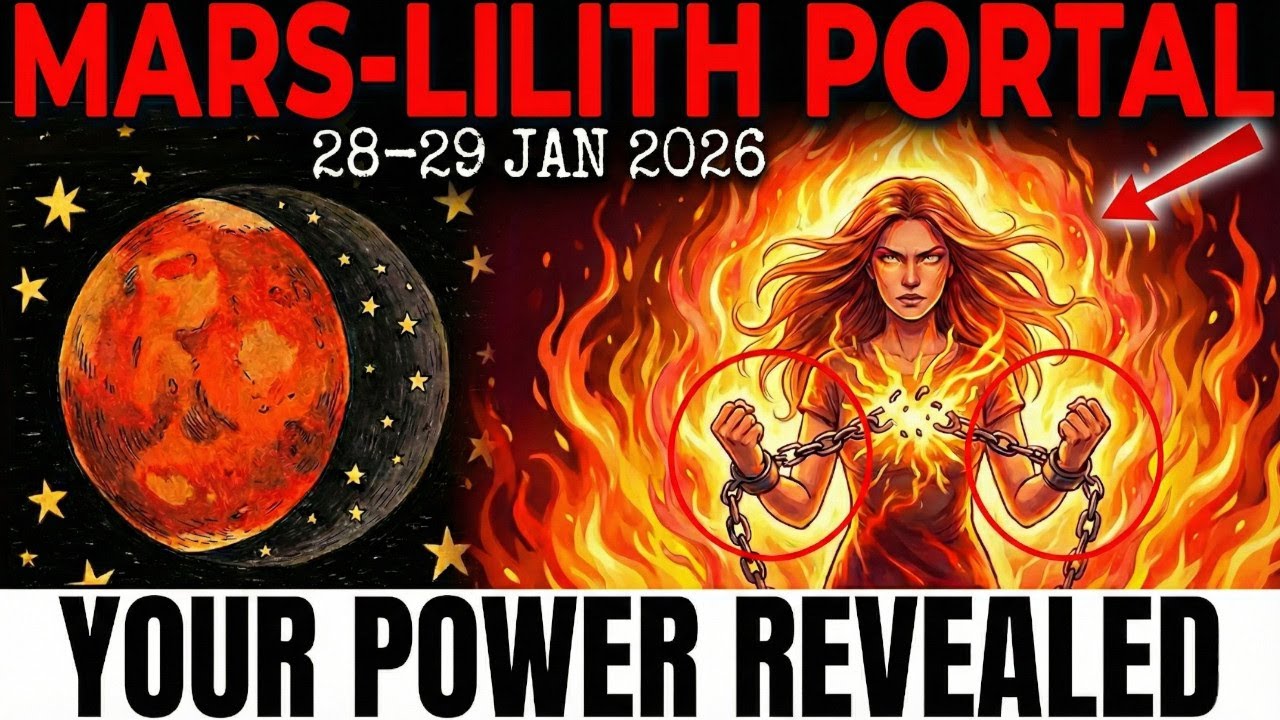 Mars-Lilith Portal Unlocks Your Wildest Desires - 3 Hidden Truths About Your Power Revealed (Jan 28)