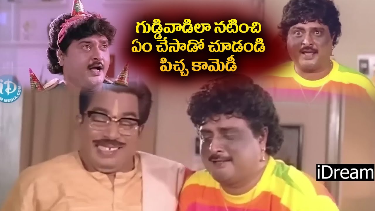 Vintage Sudhakar Comedy Scenes Back to Back | Telugu Movie Comedy | iDream Comedy Scenes