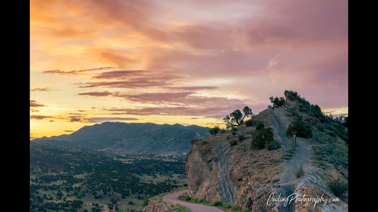 Skyline Drive, an historic drive overlooking Canon City, CO,  Keep your eye on the road!
