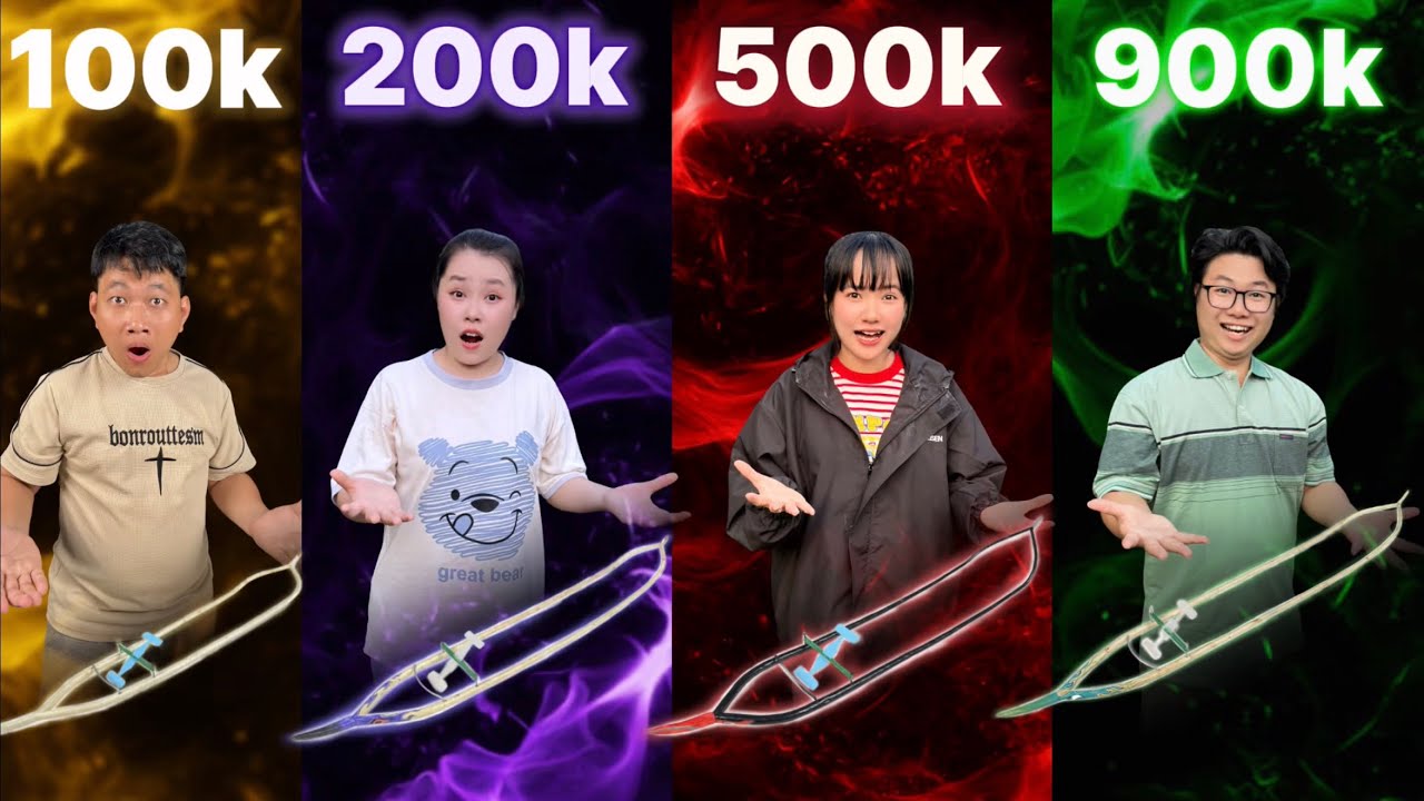 Ghe Ngo 100K vs 200K vs 500K vs 900K