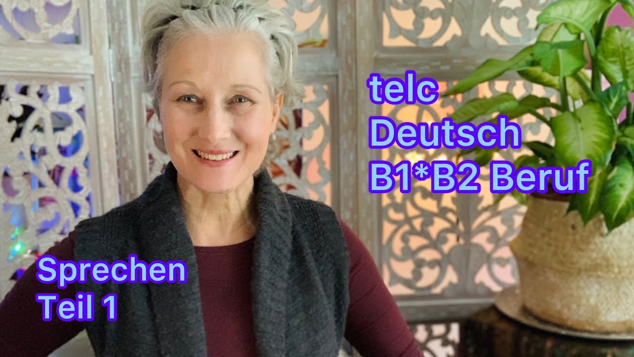 telc Deutsch B1*B2 Beruf | Sprechen Teil 1 | Blumenladen | Deutsch lernen