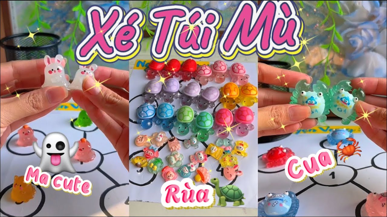 XÉ TÚI MÙ Bốc thăm🙈XÉ TÚI MÙ theo yêu cầu✨CUA🦀Trái Cây🍊MA cute👻