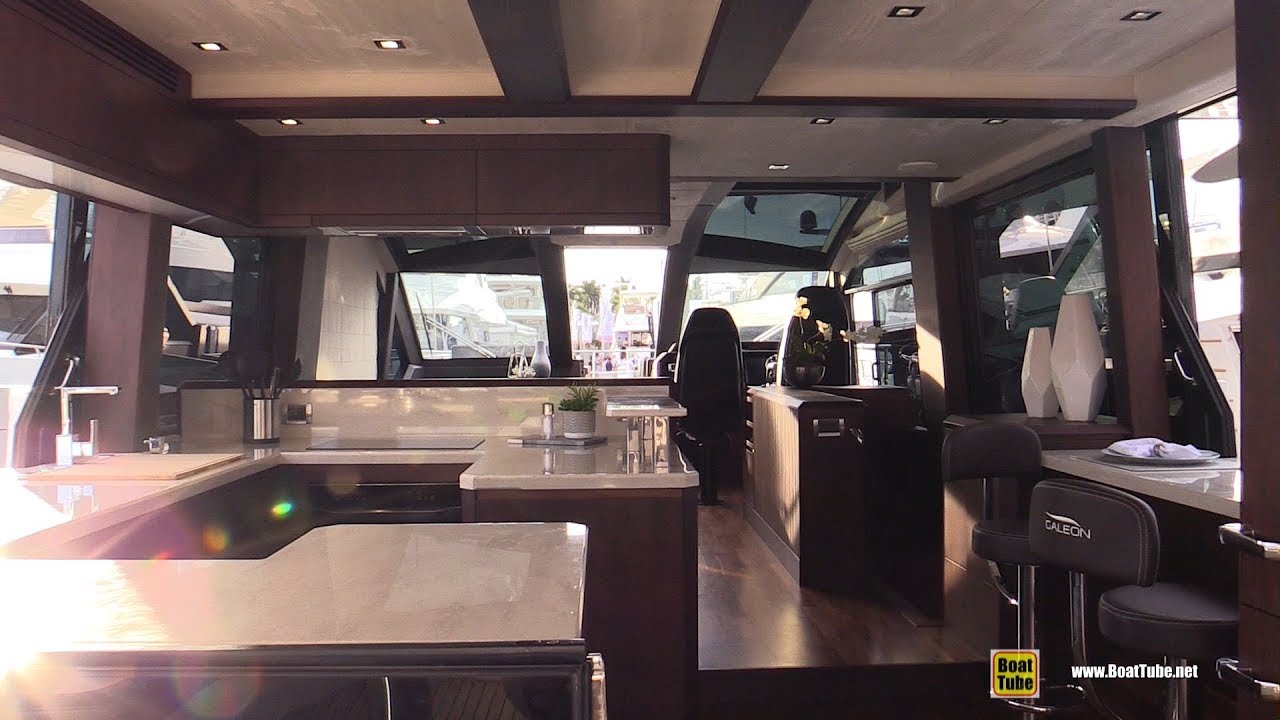 2019 Galeon 640 Fly Luxury Yacht - Deck and Interior Walkaround - 2018 Fort Lauderdale Boat Show